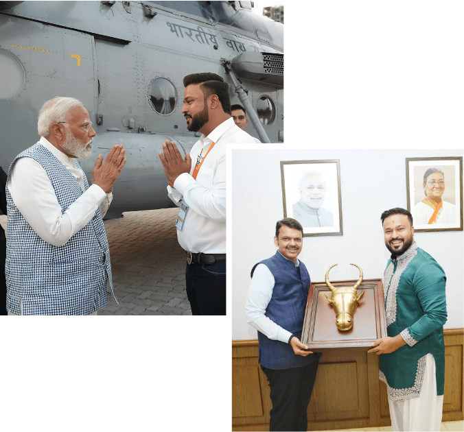 Tajinder Singh Tiwana with political leaders